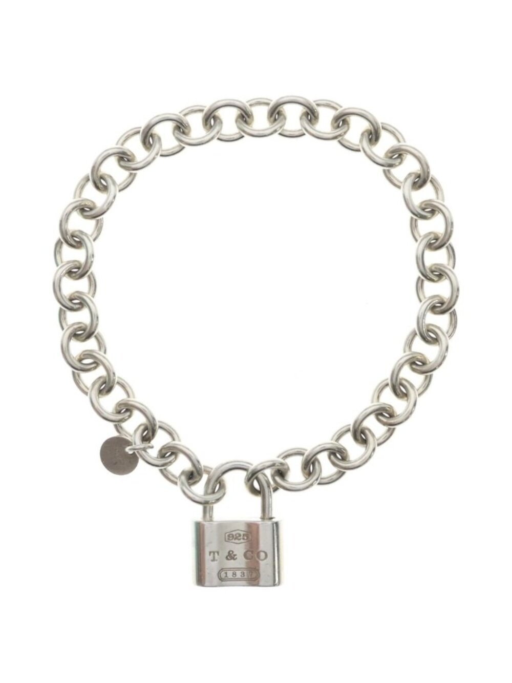 Tiffany & Co Cadena Lock Chain Bracelet Silver